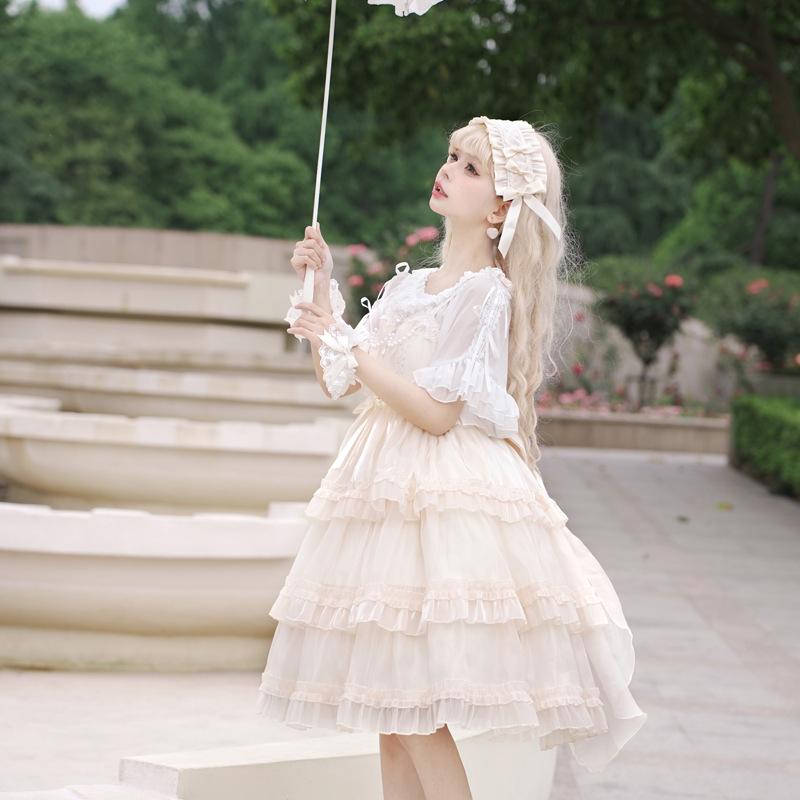 ロリータ Lolita ジャンパースカート ノースリーブ ワンピース ドレス