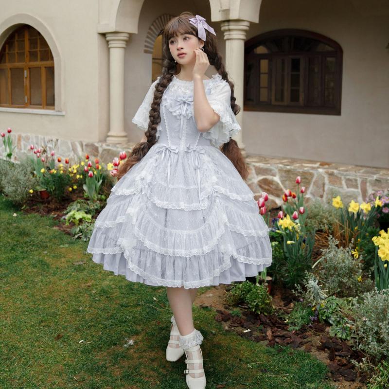 新作 ロリータ ジャンパースカート 姫ロリ ワンピース ドレス 春 新作 ロリータ ジャンパースカート 姫ロリ ワンピース ドレス 春