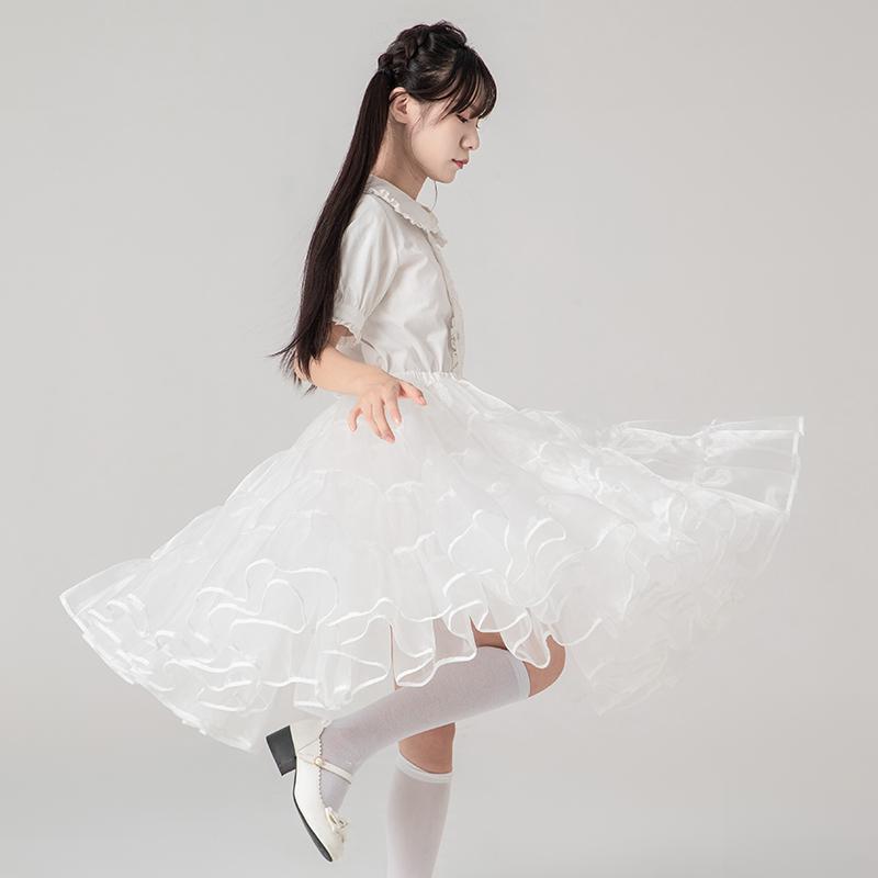 パニエ ボリュームアップ60cm丈 ロング丈 大人用 Aライン 膝下 結婚式