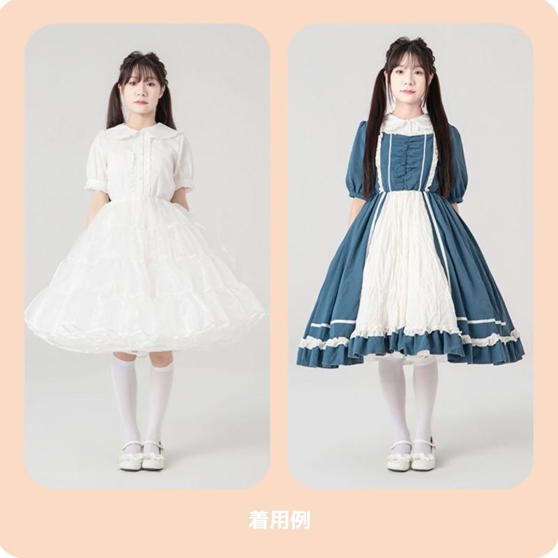 パニエ ボリュームアップ60cm丈 ロング丈 大人用 Aライン 膝下 結婚式