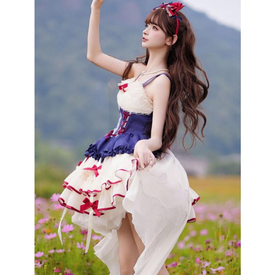 ロリータ洋装 甘ロリ 可愛いジャンパースカート 楽天市場】【納期40日】ロリータファッション 甘ロリ ジャンパー