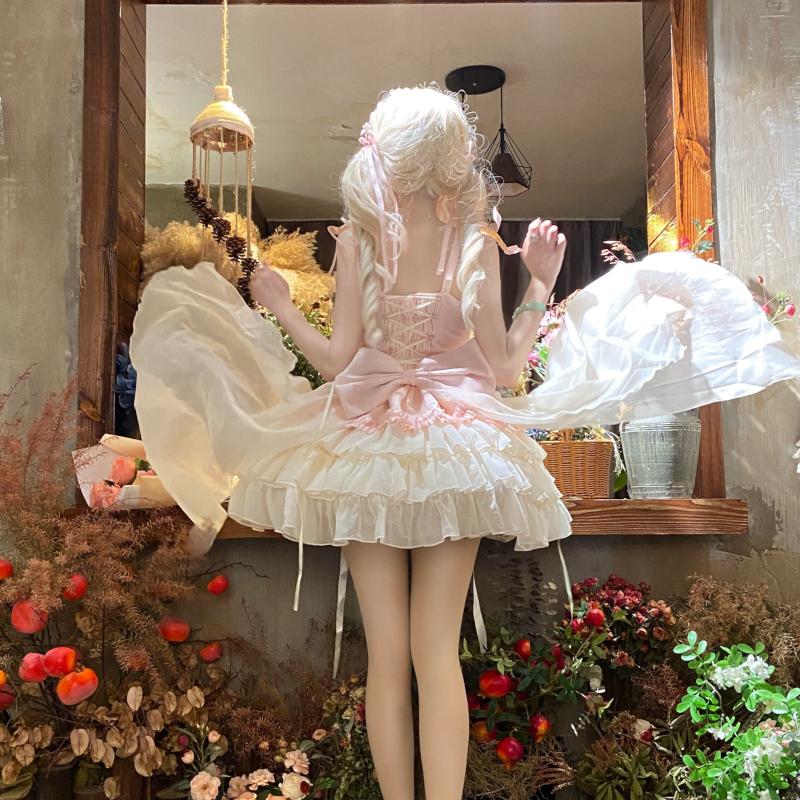 ロリィタ Lolita ロリータドレス ゆめかわいい ジャンスカ ミニ丈