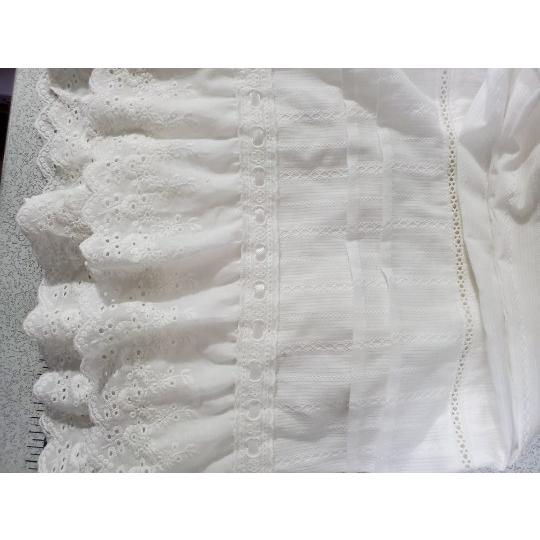 即納 ロリータ ドロワーズ 春夏 二段フリル かぼちゃパンツ 刺繍