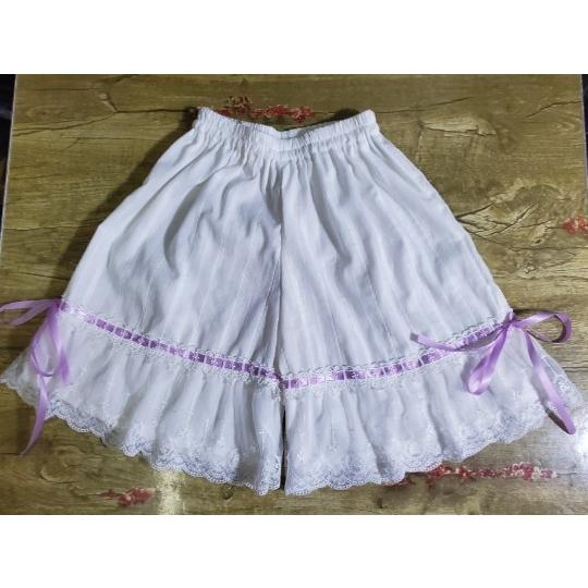 即納 かぼちゃパンツ ロリータ ドロワーズ 春夏 ミニ丈 ペチパンツ