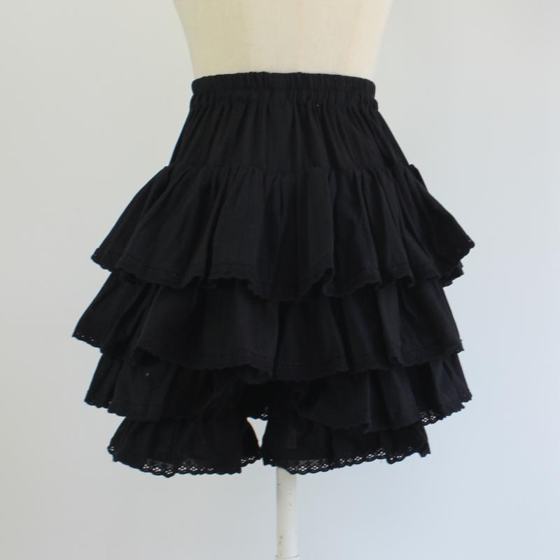 即納 たっぷりフリル ドロワーズ かぼちゃパンツ パニエ