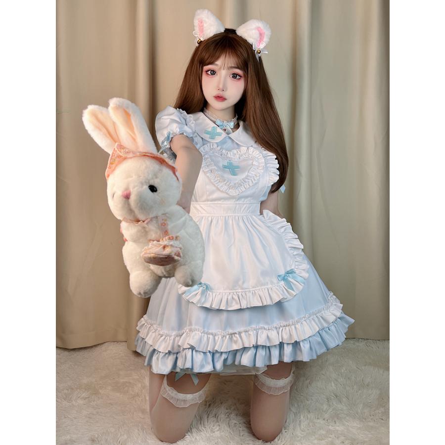 メイド服 ナース 看護師 コスプレセット ロリータ セクシー 可愛い