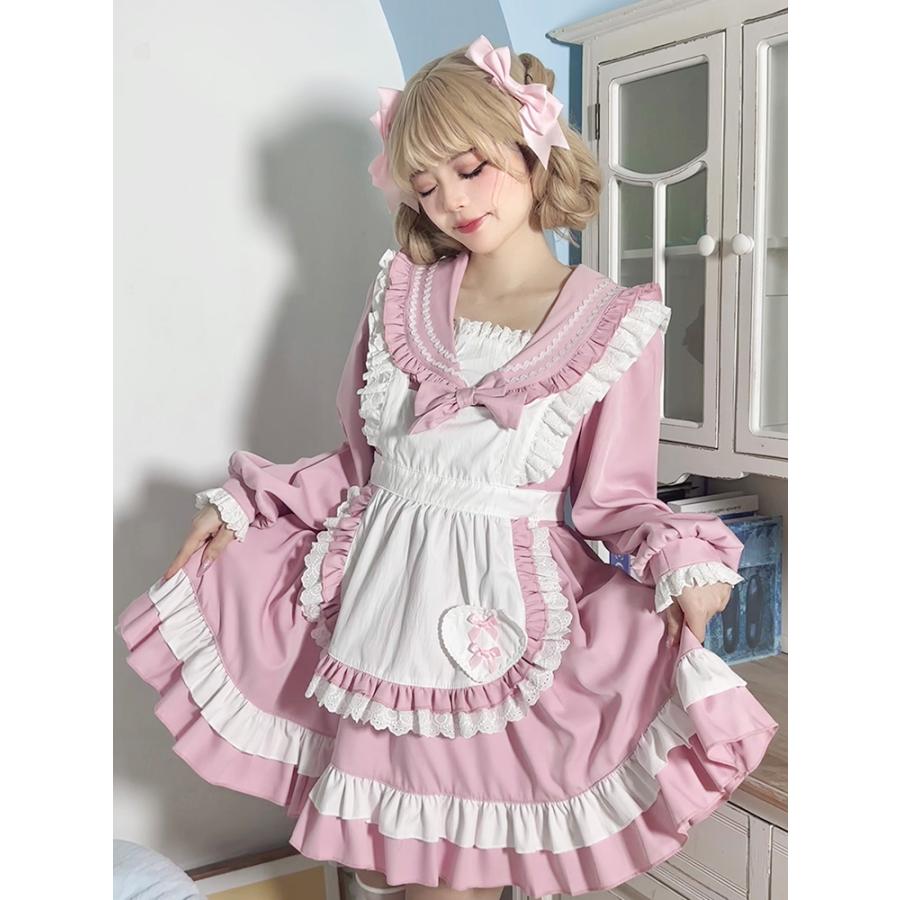 メイド服 セーラー ワンピース セーラー服 メイド 制服 ロリータ メイド服 セーラー ワンピース セーラー服 メイド 制服 ロリータ