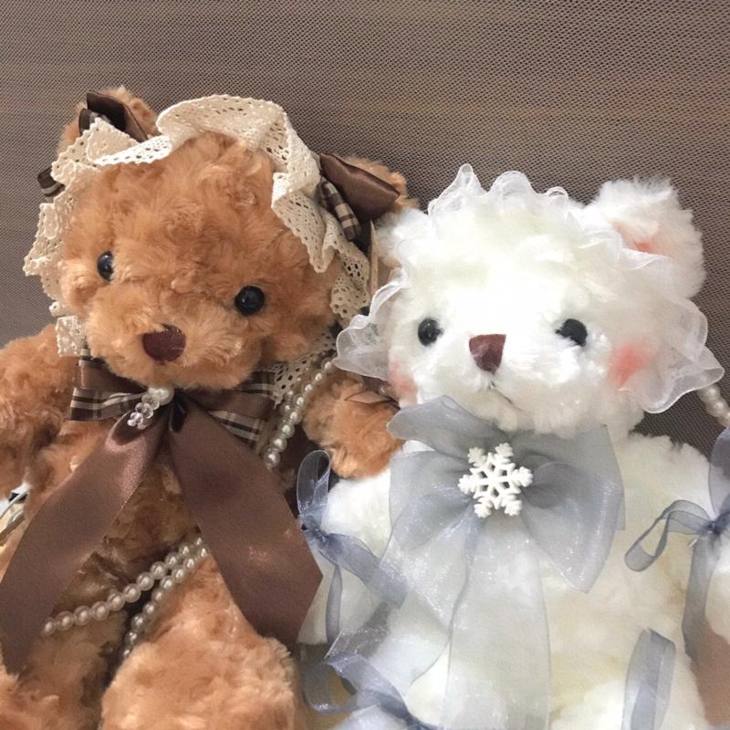 ロリータ バッグ 甘ロリ テディベア ポシェット レディース ぬいぐるみ