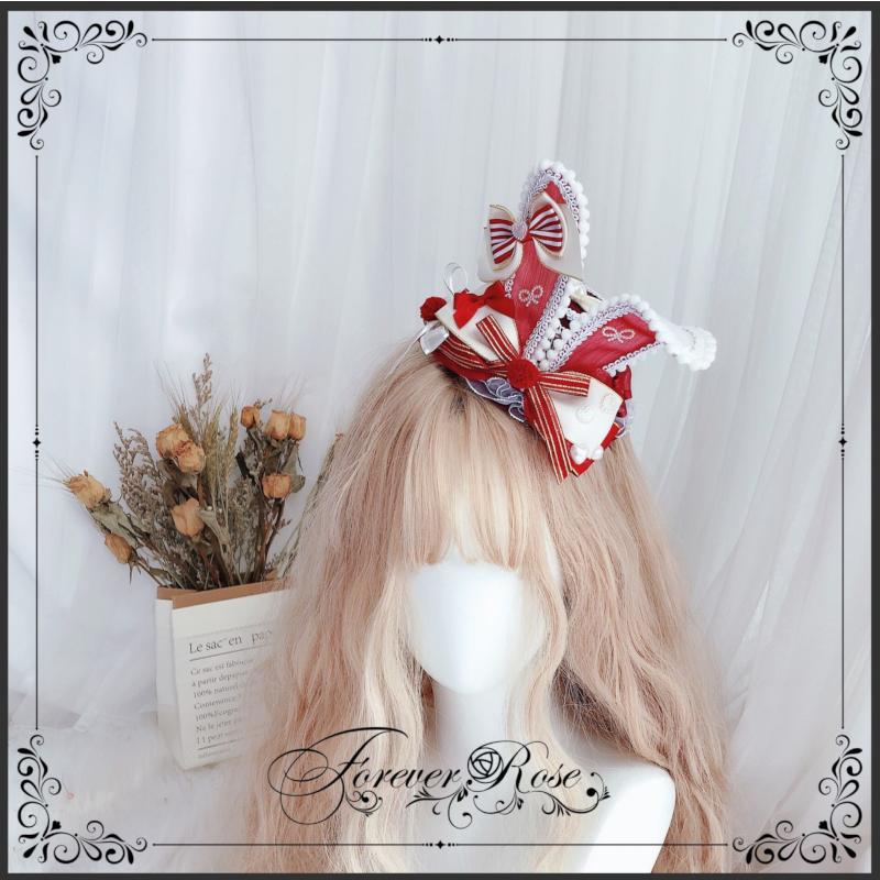 ロリータ 帽子 ヘッドドレス レディース コスプレ うさぎ耳 ロリータ 帽子 ヘッドドレス レディース コスプレ うさぎ耳