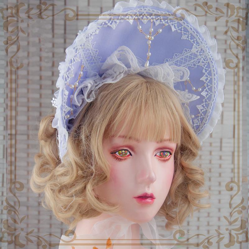 ロリータ ボンネット ボンネ 帽子 ヘッドドレス アクセサリー フラワー