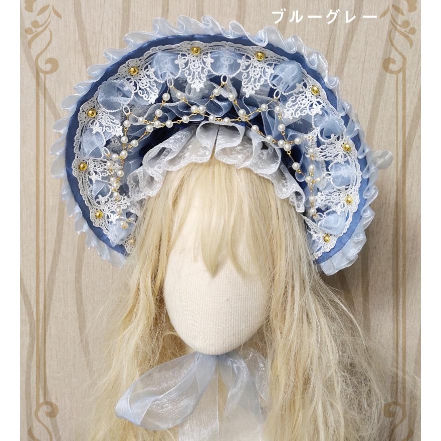 ロリータ ボンネット 帽子 ロリィタ ヘッドドレス カチューシャ ロリータ ボンネット 帽子 ロリィタ ヘッドドレス カチューシャ