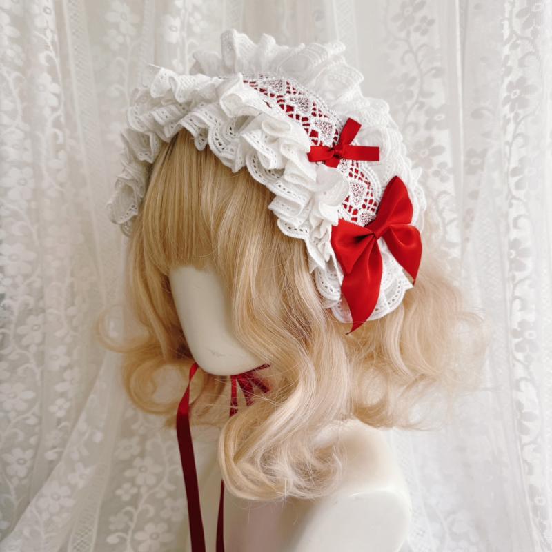 ヘアアクセサリー ヘッドドレス ゴスロリ ゴシック ロリータ 黒ロリ