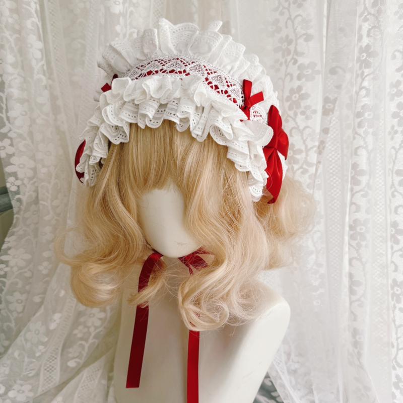 ヘアアクセサリー ヘッドドレス ゴスロリ ゴシック ロリータ 黒ロリ