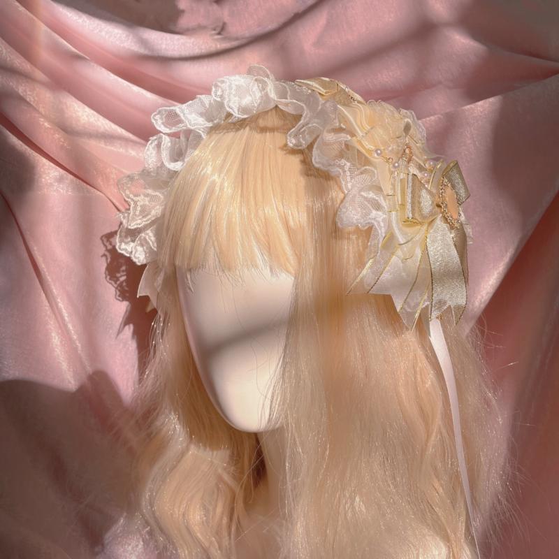即納 ロリィタ ロリータ ゴスロリ クラロリ ヘアバンド ヘッドドレス