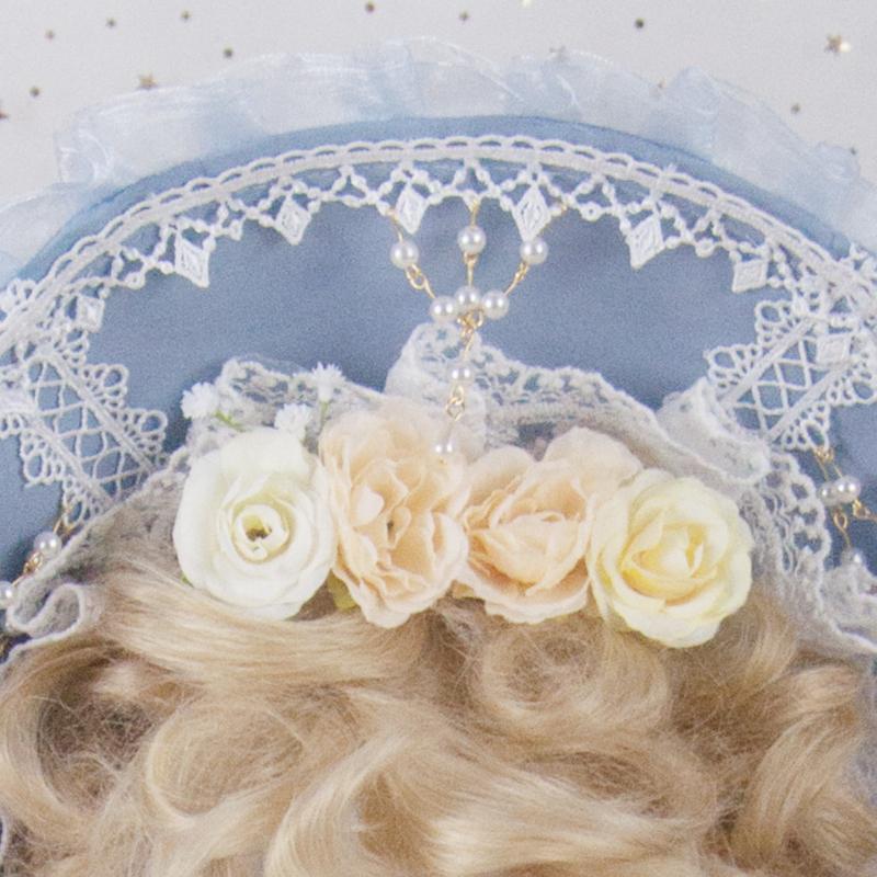 ロリータ ボンネット ボンネ 帽子 ヘッドドレス ヘアアクセサリー 髪