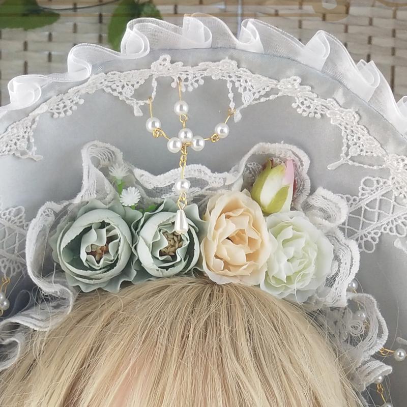 ロリィタ ボンネット 帽子 ヘッドドレス ヘアアクセサリー 髪飾り