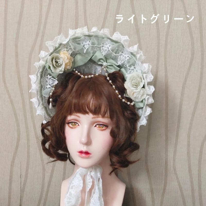 ロリータ ボンネット ボンネ 帽子 クラロリ エレガント クラシック