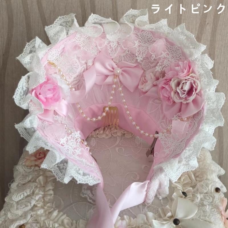 ロリータ ボンネット 帽子 ヘッドドレス ヘッドアクセサリー ロリータ ボンネット 帽子 ヘッドドレス ヘッドアクセサリー