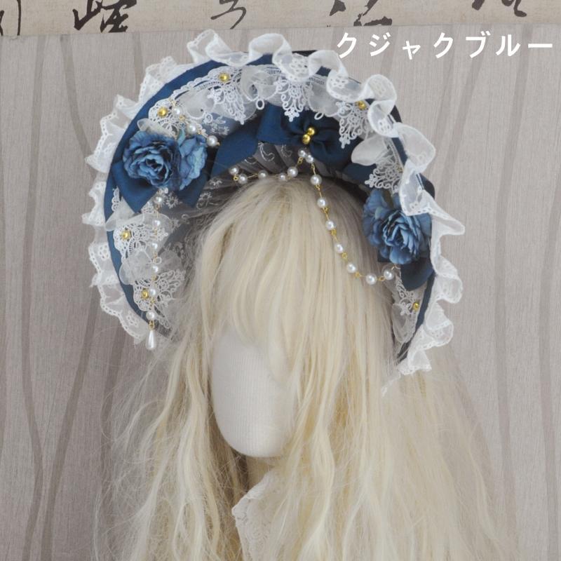ロリータ ボンネット 帽子 ヘッドドレス ヘッドアクセサリー ロリータ ボンネット 帽子 ヘッドドレス ヘッドアクセサリー