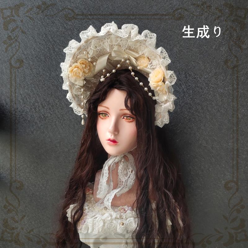 ロリータ ボンネット 帽子 ヘッドドレス ヘッドアクセサリー ロリータ ボンネット 帽子 ヘッドドレス ヘッドアクセサリー