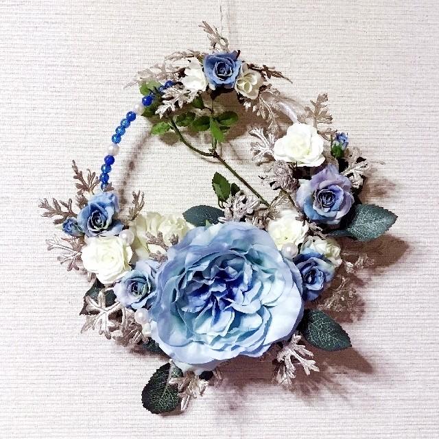 造花・アートフラワー ブルームーンリースN : フラワーギフト京小町
