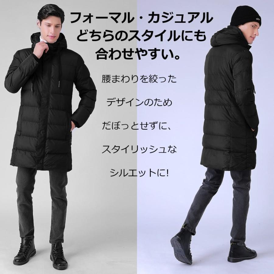 ダウンコート 電熱ダウンコート ヒートベスト ダウン パーカー ベンチ