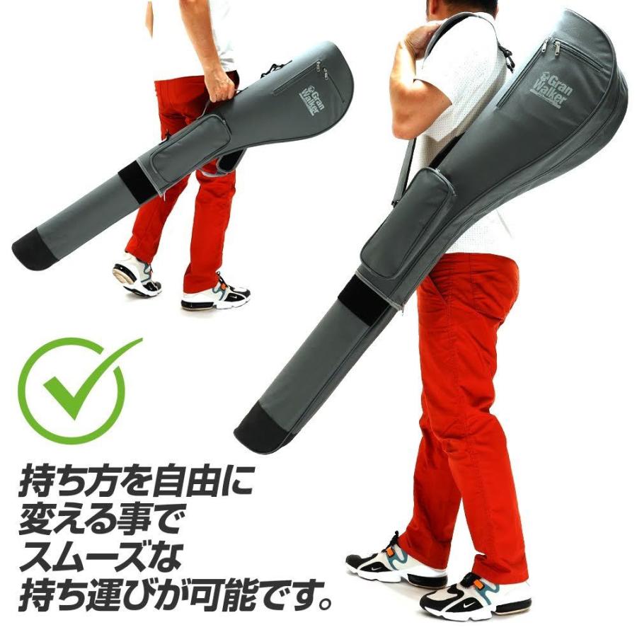 ゴルフ クラブケース セミハード 打ちっぱなし 練習用 8本以上収納 