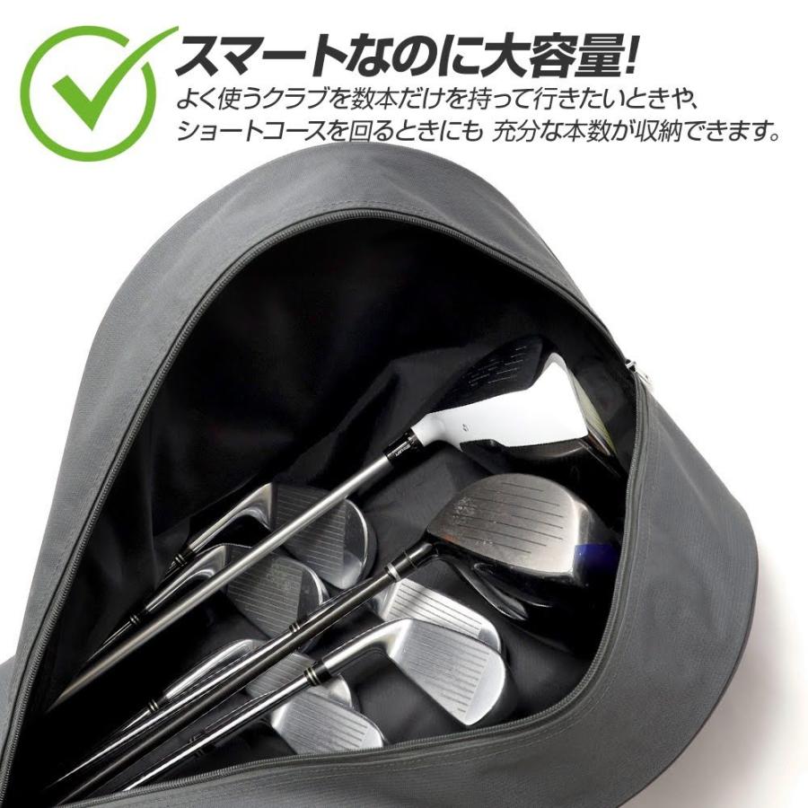 ゴルフ クラブケース セミハード 打ちっぱなし 練習用 8本以上収納