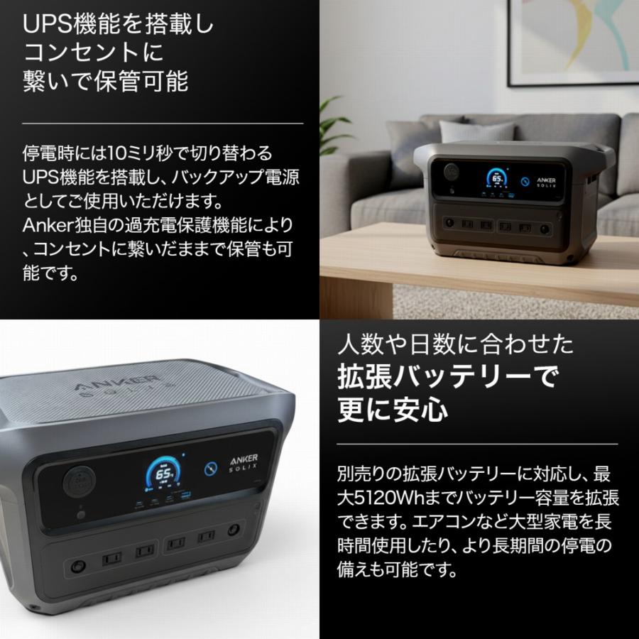 Anker（アンカー） 【18ヶ月保証 即納在庫品】 Anker Solix C2000 Gen