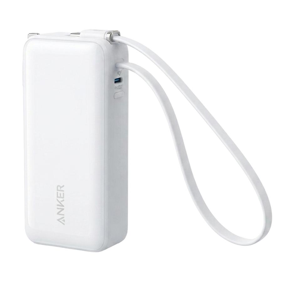 Anker Power Bank 10000mAh, Fusion, Built-In USB-C ケーブル