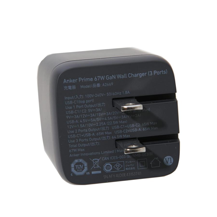 Anker（アンカー） 【18ヶ月保証 即納在庫】 Anker Prime Wall Charger