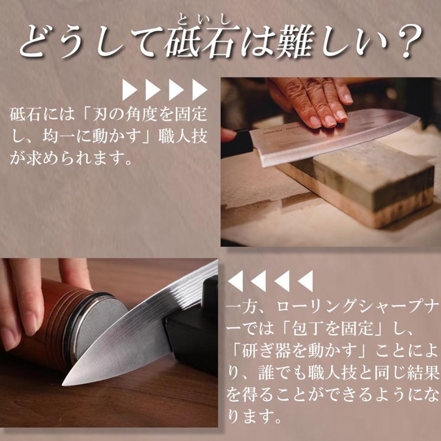 包丁研ぎ器 ロールシャープナー コンパクト おしゃれ 包丁磨ぎ 包丁研ぎ器 ロールシャープナー コンパクト おしゃれ 包丁磨ぎ