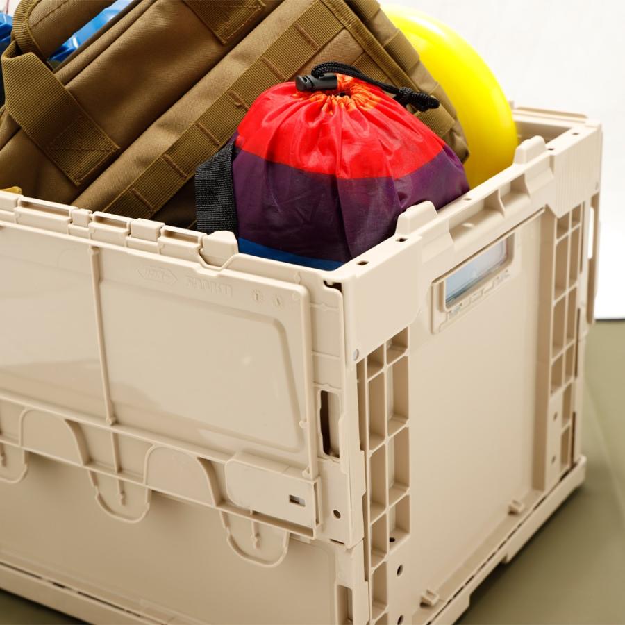 3個セット 日本製 コンテナボックス 折りたたみ 大型 蓋付き 50L 3個セット 日本製 コンテナボックス 折りたたみ 大型 蓋付き 50L