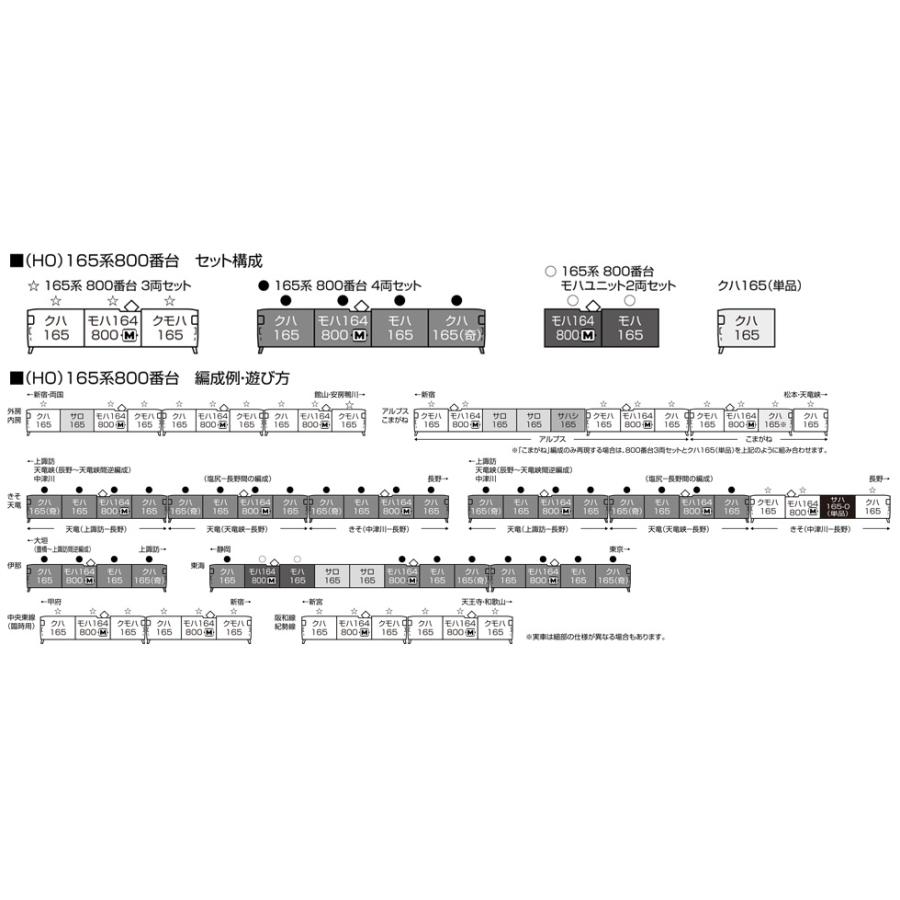 カトー 【HO】 No:3-528 (HO)165系800番台 4両セット 鉄道模型 カトー 【HO】 No:3-528 (HO)165系800番台 4両セット 鉄道模型