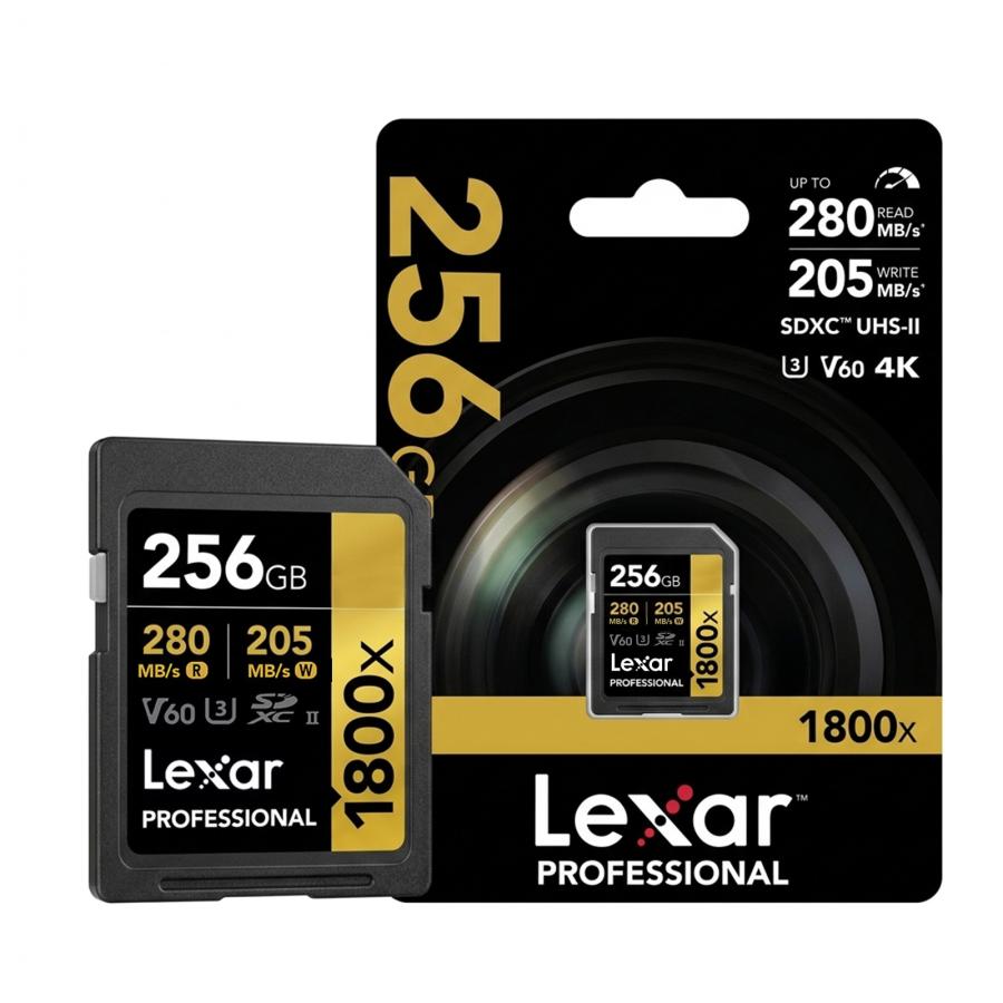 128GB 256GB Lexar SDカード Professional 1800x SDXCカード LSD1800