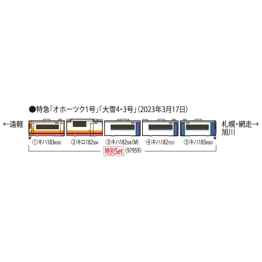 トミックス No:97959 TOMIX 特別企画品 キハ183系(さよならキハ トミックス No:97959 TOMIX 特別企画品 キハ183系(さよならキハ