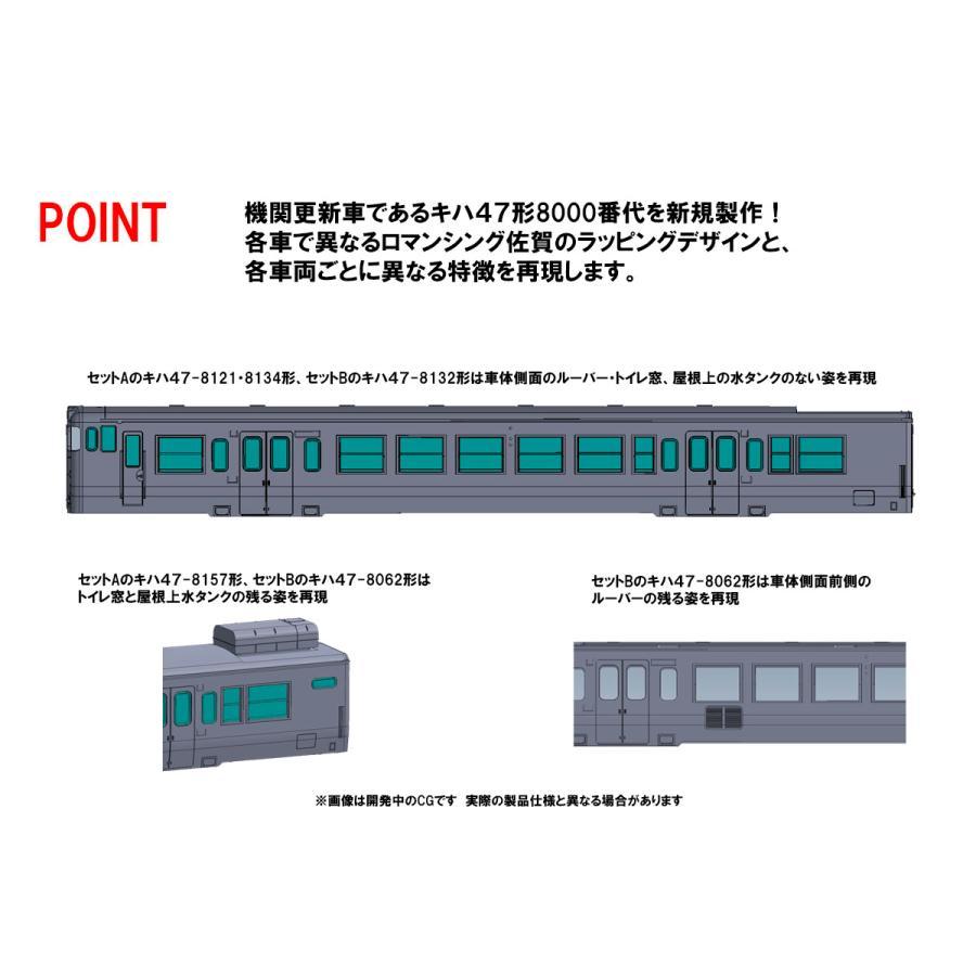 No:98537 TOMIX キハ47-8000形(ロマンシング佐賀ラッピング)セット A(3両)    鉄道模型 Nゲージ TOMIX トミックス｜alicemall｜02