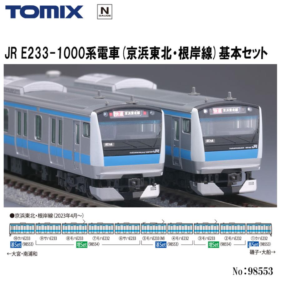 No:98553 TOMIX E233-1000系電車(京浜東北・根岸線)基本セット(4