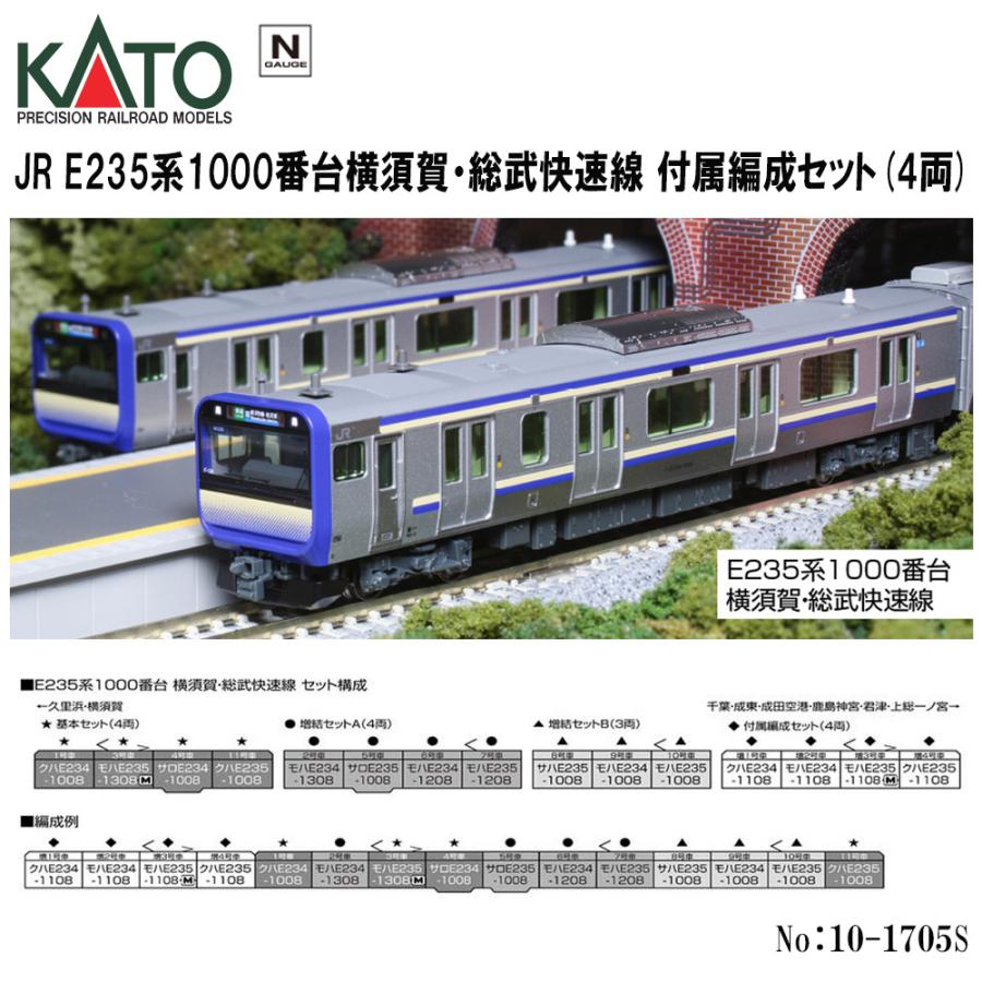 カトー No:10-1705S KATO E235系1000番台 横須賀線・総武快速線 カトー No:10-1705S KATO E235系1000番台 横須賀線・総武快速線
