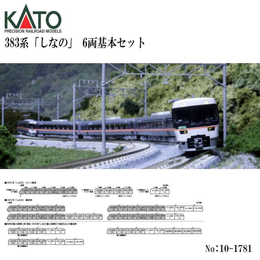 予約 2026年10月予定 No:10-1781 KATO 383系「しなの」 6両基本セット
