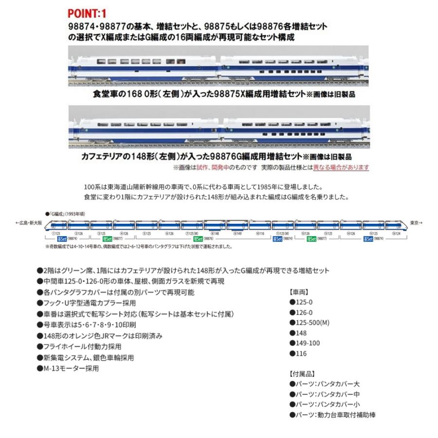 トミックス No:98876 TOMIX JR 100系東海道・山陽新幹線(G編成