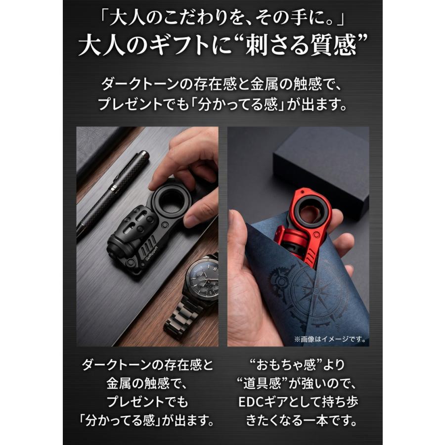 ハイエンド EDC フィジェットトイ GoBiggeR 磁気スライダー EDC合金製