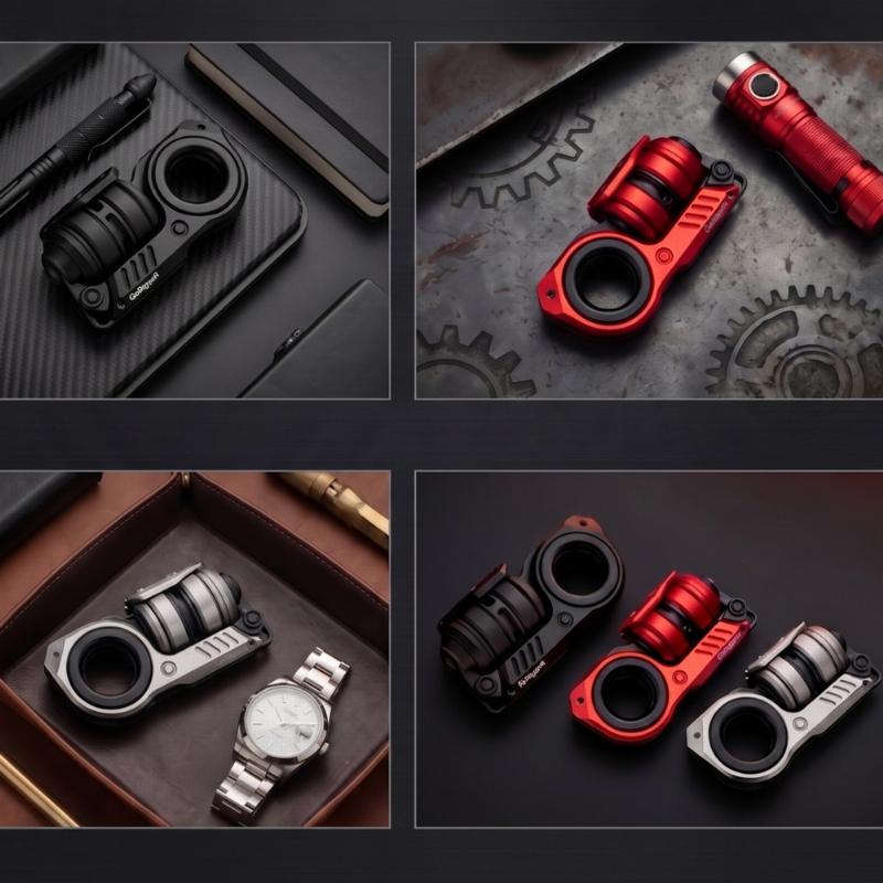 ハイエンド EDC フィジェットトイ GoBiggeR 磁気スライダー EDC合金製
