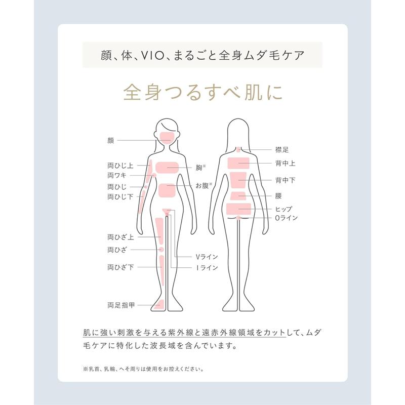 SALONIA サロニア 脱毛器 フラッシュクリスタルシルクエピ メンズ