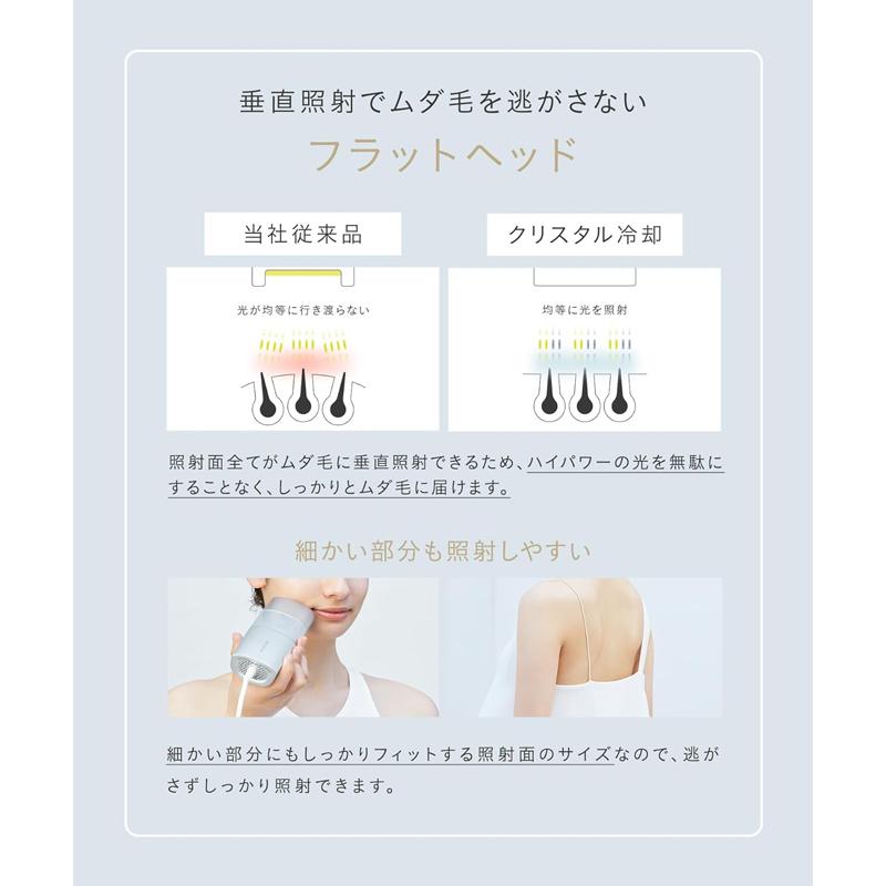 SALONIA サロニア 脱毛器 フラッシュクリスタルシルクエピ メンズ