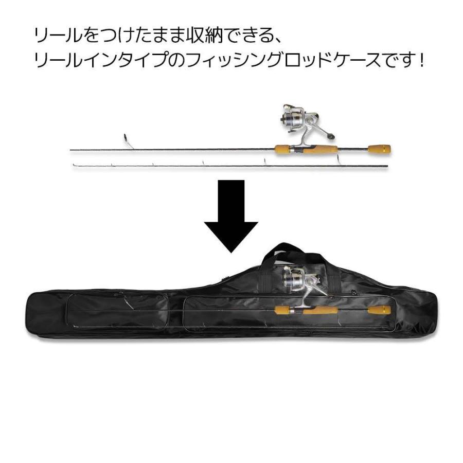 【1位獲得】ロッドケース ソフト 180cm 150cm 120cm 90cm リールイン 肩掛け 釣り竿ケース ロッドケース ソフト 新品 Gran Walker グランウォーカー｜alicemall｜02