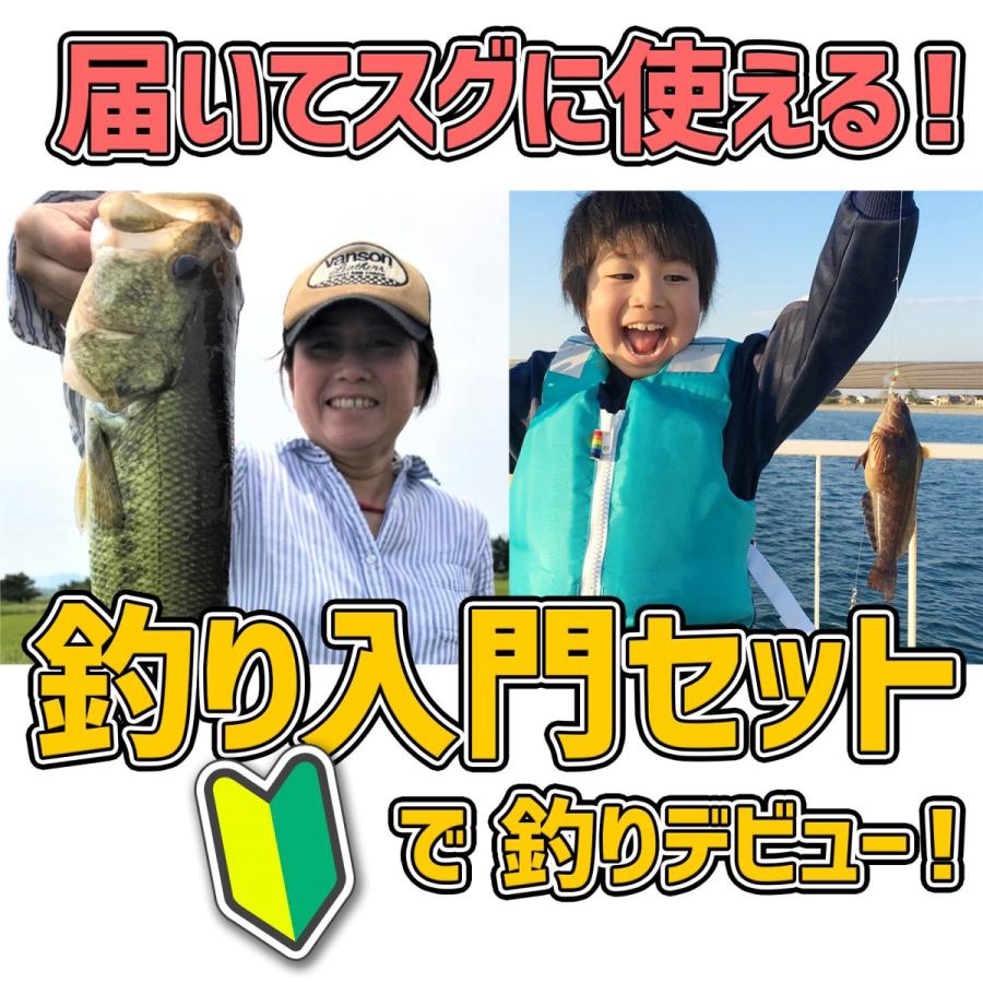 釣竿セット 初心者 釣具セット 釣り入門 77点セット ロッド 竿 リール 釣り竿 海釣り グランウォーカー ビギナー釣具 メバリング アジング 子供向け｜alicemall｜02