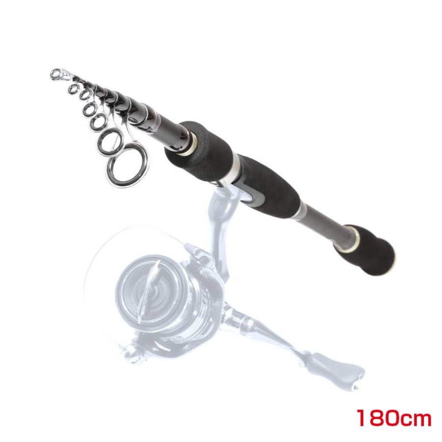 釣り竿 ロッド シマノ ダイワ リール対応 振り出し竿 伸縮式 ライト