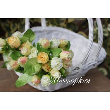 フリル収納ステップラブローズ カットアウト踏み台