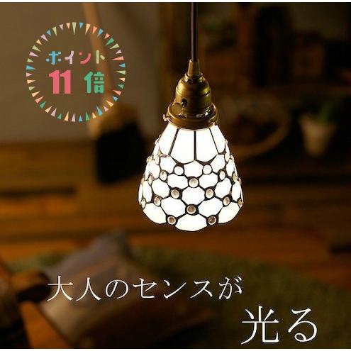 Stained glass-pendant Dots (ステンドグラスペンダント ドッツ)【アートワークスタジオ照明】★TS09SET ペンダントランプ｜alicenojikan8